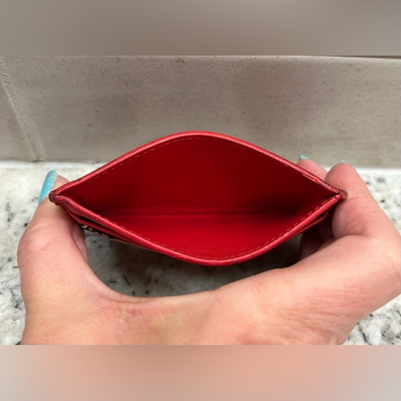 MCM Bi-color Card Holder with Dustbag & Box - Picture 7 of 11